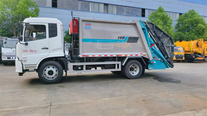Camión de Basura de Alta Calidad Dongfeng 4X2 de 14 Metros Cúbicos con Carga Trasera y Sistema de Elevación y Compresión de Contenedores - Product Image 4