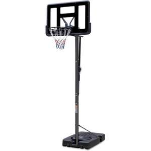 Spalding Portable <b>Basketball</b> <b>Hoop</b> 7.5ft-10ft Height Adjustable With 44 Inch Backboard Wheels For <b>Outdoor</b> Court Use - Product Image 1
