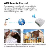 Zigbee Mini Smart Wifi Switch Sans Fil DIY Interrupteurs de Lumière 16A Smart Home Control Fonctionne avec Ewelink SmartThings Alexa