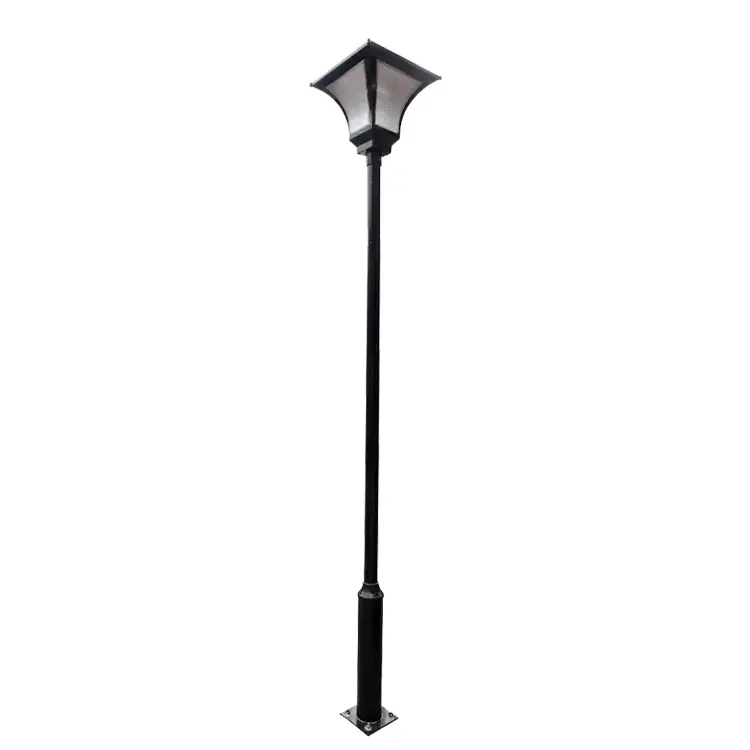 Outdoor Lamp arm poles solar light garden light poles Aluminum street light pole price