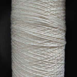 Пряжа лотоса 100% нитей шелка 400 м/100 г Моток пряжа 4 нм конус Роскошная пряжа белая блестящая Высокое качество для вязания ручных ткачей - Product Image 4