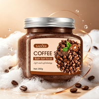 Crème au sel naturel OEM, gommage corporel au beurre de karité, sucre brun, huile d'argan, exfoliant avec collagène pour peaux sèches, tous types de peau