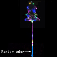 Ballon Bobo LED en forme de cœur avec poignée pour la fête des Mères, anniversaire, mariage, Noël, Pâques (Foil/Mylar/PVC) - Vente en gros