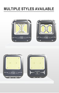 Projecteur solaire étanche IP67 avec 110 LED <span class=keywords><strong>5050</strong></span>, panneau solaire monocristallin 40W, batterie 3.2V 36AH, lumière extérieure - Product Image 2