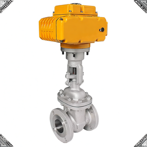 Válvula de Compuerta Motorizada COVNA con Brida de 90 Grados, WCB ANSI 150LB, Brida RF, Tipo Modulante 4-20mA - Product Image 4