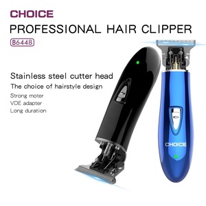 Venta superior Cortadora de cabello para hombres T-blade Cortadora de cabello profesional eléctrica inalámbrica portátil Usb Acero inoxidable 3,7 V Inglés - Product Image 2