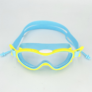<span class=keywords><strong>Gafas</strong></span> de natación profesionales para niños, sin silicona, con <span class=keywords><strong>cubierta</strong></span> para la nariz, antiniebla - Product Image 1