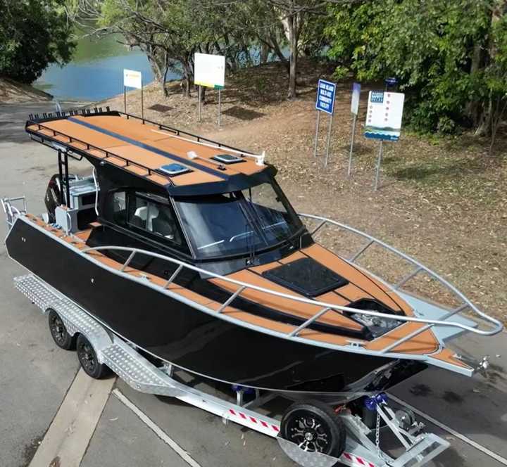 Sea King 25ft Deep V Hull Sport Cabin Yacht Barco de pesca de lujo de ...