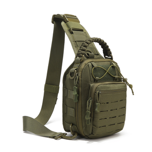DFCB01 Waterproof Nylon Laser Cut <b>Molle</b> Crossbody Man Sports Tactical <b>Bag</b> - Product Image 4
