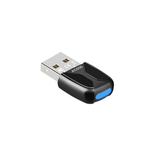 ตัวรับส่งสัญญาณไวไฟภายนอกแบบ USB สำหรับเดสก์ท็อป 2.4G/5G ความถี่คู่ 650M การ์ดเครือข่ายไร้สาย ไม่ต้องใช้ไดรเวอร์ ผลิตจากพลาสติก - Product Image 1