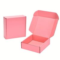 Boîtes postales en carton pliables colorées mattes et écologiques Emballage d'avion pour cadeau Boîte en carton pliante couleur pour bijoux