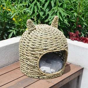 Beliebtes, individuell anpassbares, langlebiges Katzenbett aus geflochtenem Weidenrattan - Product Image 1