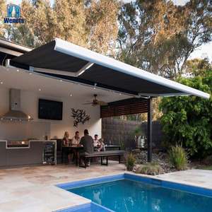 Toldo Retráctil Motorizado a Precio de Fábrica, Toldo de Casete Completo con Luz LED, Aleación de Aluminio, Acrílico, Control Remoto para - Product Image 6