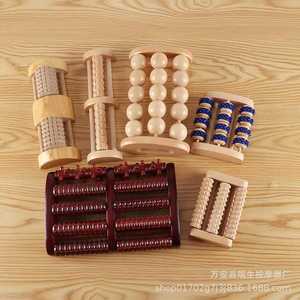 Rodillo de Madera para Masaje de Pies, Diseño de Herramienta de Madera para Masaje de Punto T, Pedicura, Terapia de Pies, Tratamiento de Drenaje de Meridianos - Product Image 6
