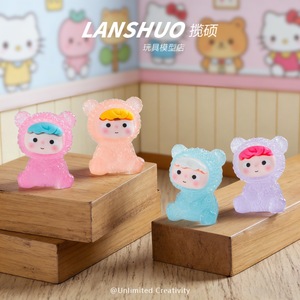 Lanshuo Mini Resin <b>Dolls</b> 3D Cartoon Figures DIY Jewelry <b>Accessories</b> For Kids Craft Toy - Product Image 3
