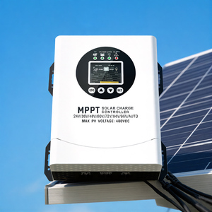 Contrôleur de <span class=keywords><strong>charge</strong></span> solaire MPPT 60A 120A, régulateur de <span class=keywords><strong>charge</strong></span> solaire pour panneaux solaires, <span class=keywords><strong>batterie</strong></span> 24V-96V, entrée PV max 480V, WiFi en option - Product Image 1