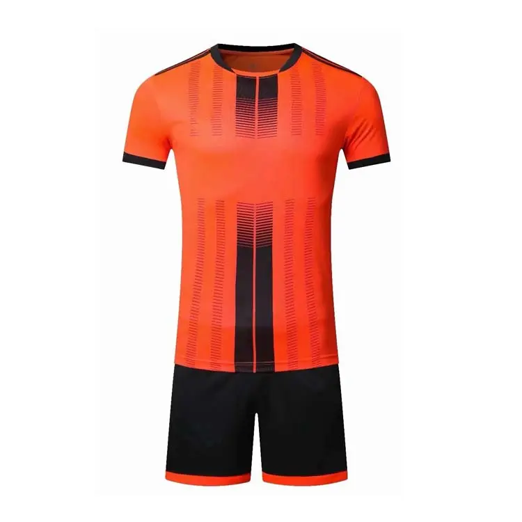 2022/23 en kaliteli eğitim üniforma en iyi fiyat erkek turuncu t-shirt futbol forması