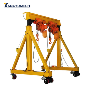 Grue mobile portative 0,5T 1T 2T 10T en acier, élévateur d'atelier mobile, hauteur réglable 360° Mobilité équipée de matériel lourd - Product Image 1