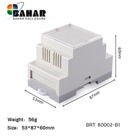 Boîtier de commande industriel BAHAR ENCLOSURE BRT 80002 avec matériau ABS ignifuge IP40, rail DIN, contacteur et PLC