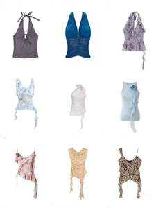 Camiseta Corta Ajustada de Verano de Alta Calidad para Mujer, con Aberturas y Manga Corta, Estilo Bodycon, para Venta al por Mayor - Product Image 5