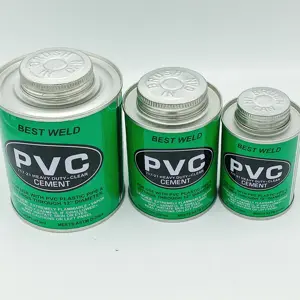 époxy tuyau en pvc Suppliers-Colle adhésive en pvc de couleur verte, soluble dans l'eau, pour tuyau en plastique, 473 ml