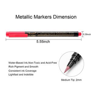 Bút Đánh Dấu Sơn Vĩnh Viễn Kim Loại 12 Màu Bút Làm Thẻ Quà Sinh Nhật Bút Màu Kim Loại Cho Album Ảnh Tự Làm - Product Image 5