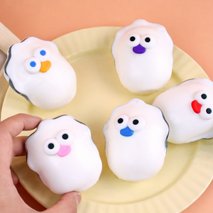 Jouet anti-stress lumineux en forme d'huître, mignon et moelleux, pour enfants de 5 à 7 ans, emballé en boîte plastique - Product Image 1