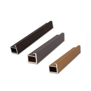 Profilés de cadre en alliage d'aluminium de haute qualité Factory - Direct Tailles personnalisées <span class=keywords><strong>pour</strong></span> les armoires en verre dans les salons - Product Image 6