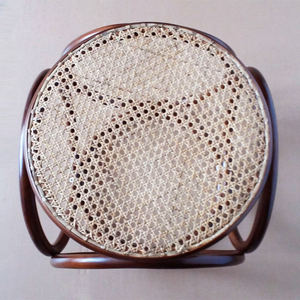 Sedia in legno curvato sgabelli in legno massello europeo classico fatto a mano in vimini <span class=keywords><strong>Vintage</strong></span> sedile casa da pranzo mobili retrò sgabello - Product Image 4