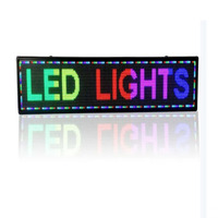 Panneau d'affichage LED à défilement extérieur P10, couleur unique rouge, programmable, signalisation à message défilant
