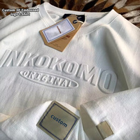 T-shirts Boxy Unisexe Homme en Coton 100% de Haute Qualité, Personnalisés avec Lettres 3D en Relief, Écologiques et à Séchage Rapide, Coupe Oversize – Fabrication de Pointe