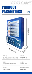 Distributeur automatique mural à 5 compartiments pour <span class=keywords><strong>mini</strong></span>-snacks, idéal pour hôtels et bureaux – Gagnez de l'argent depuis chez vous - Product Image 2