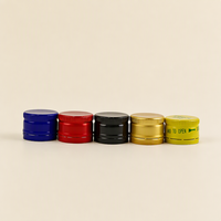 Capuchon en aluminium anti-effraction coloré de 24 mm pour bouteille en verre de liquide oral enzymatique, boisson, jus de fruits
