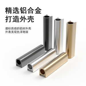 Aluminum Alloy Cabinet Door Rebound Device Silver Black Gold Non Detachable Door Mount Wardrobe <b>Hardware</b> - Product Image 4