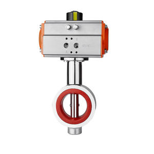 D671X Food-Grade Stainless Steel Waist <b>Butterfly</b> <b>Valve</b> Sanitary Pneumatic for Pharmaceutical Pipeline Use - Product Image 3