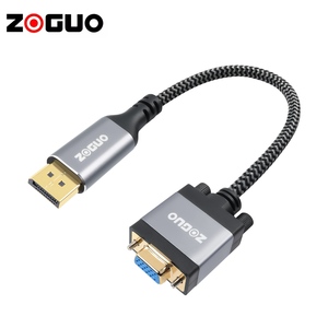 Xách tay mạ vàng PVC Áo khoác <span class=keywords><strong>VGA</strong></span> Adapter hỗ trợ 1080p @ 60Hz cho máy chiếu máy tính xách tay máy ảnh 5 mét âm thanh video cáp - Product Image 1