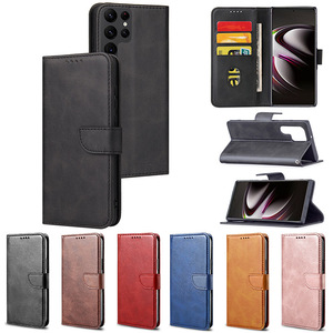 Cartera de negocios de lujo Flip cuero a prueba de golpes fundas de teléfono móvil para Samsung Galaxy S23 Ultra S21 S22 Plus A13 A54 A34 A23 caso - Product Image 1