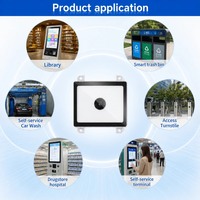 YUANAIDC Módulo Escáner de Código de Barras 2D Ultra Delgado Integrado, Lector de Códigos de Papel y Pantalla USB UART RS232, Android Java SDK 3.3V/5V