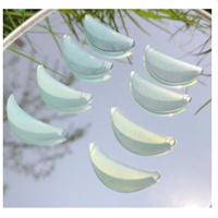 Pads auto-adhésifs brillants pour rehaussement de cils, Foma Bigodini Ciglia 4 paires de protections pour rehaussement de cils, rouleaux de lifting extrême