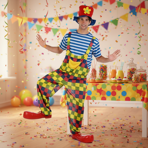 वयस्कों के लिए पेशेवर सर्कस क्लोन पोशाक पोशाक पोशाक - Product Image 4