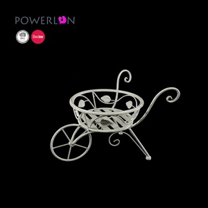 Décoratif <span class=keywords><strong>En</strong></span> <span class=keywords><strong>Fer</strong></span> Forgé Vélo Jardinières Support Présentoir - Product Image 6