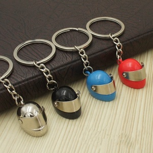 Móc Chìa Khóa Kim Loại Mũ Bảo Hiểm Xe Máy Cá Tính 3D Sáng Tạo Phụ Kiện Móc Khóa Xe Hơi Cho Nam - Product Image 5