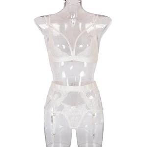 <span class=keywords><strong>Ensemble</strong></span> de Lingerie Sexy pour Femme : <span class=keywords><strong>Soutien</strong></span>-<span class=keywords><strong>Gorge</strong></span>, Sous-Vêtements et Vêtements de Nuit en Dentelle Florale Noire – Vente en Gros à Prix Abordable pour Marques Privées - Product Image 4