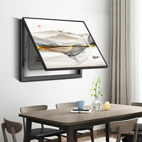 Cache-boîtier de compteur électrique en plastique durable 40x30cm, décoratif, type toile, pour masquer les appareils électriques, décoration murale, artisanat