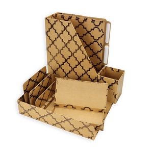 Set di <span class=keywords><strong>accessori</strong></span> per forniture per <span class=keywords><strong>ufficio</strong></span> con portapenne per stampa serie di carta Kraft aziendale - Product Image 6