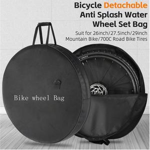 Sac de transport portable pour roues de vélo, ensemble de sacs de rangement détachables pour roues de vélo de route, sac de vélo modulable, accessoire de cyclisme - Product Image 5