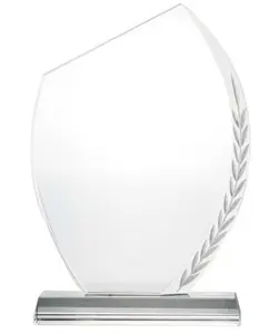 Wholesale Brilliant Crystal Award Trophy Custom Glass Trophy