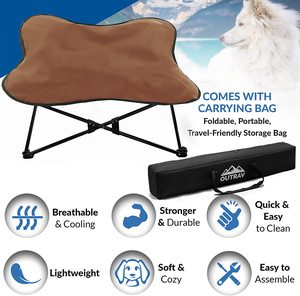 Cama plegable para perro, cama elevada portátil para mascotas, para interior, exterior, viaje, Camping - Product Image 3