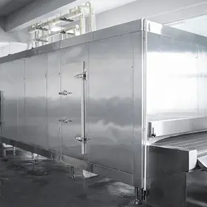 Industrieller hochwertiger Tiefkühlfisch-Tunnel-Schwanzkühlschrank IQF Tunnel-Schwanzkühlschrank Schnellkühlschrank