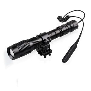 1000 Lumen Tự Vệ <span class=keywords><strong>Zoom</strong></span> Sạc Tactical <span class=keywords><strong>Gun</strong></span> Hunting Đèn Pin Chống Thấm Nước - Product Image 1